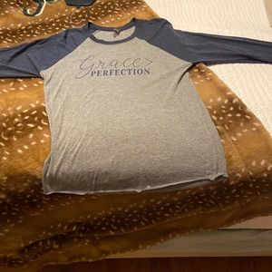 Grace > Perfection Baseball Tee